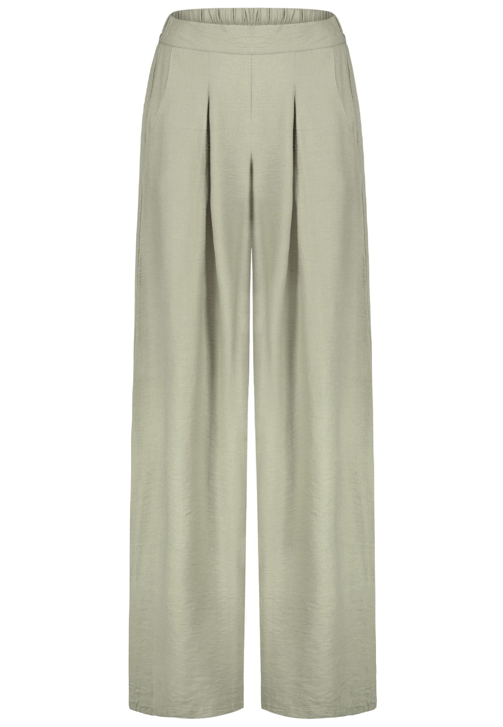 SUBLEVEL Stoffhose Leichte Sommerhose aus Viskose-Mix Weite Viskosehose mit günstig online kaufen