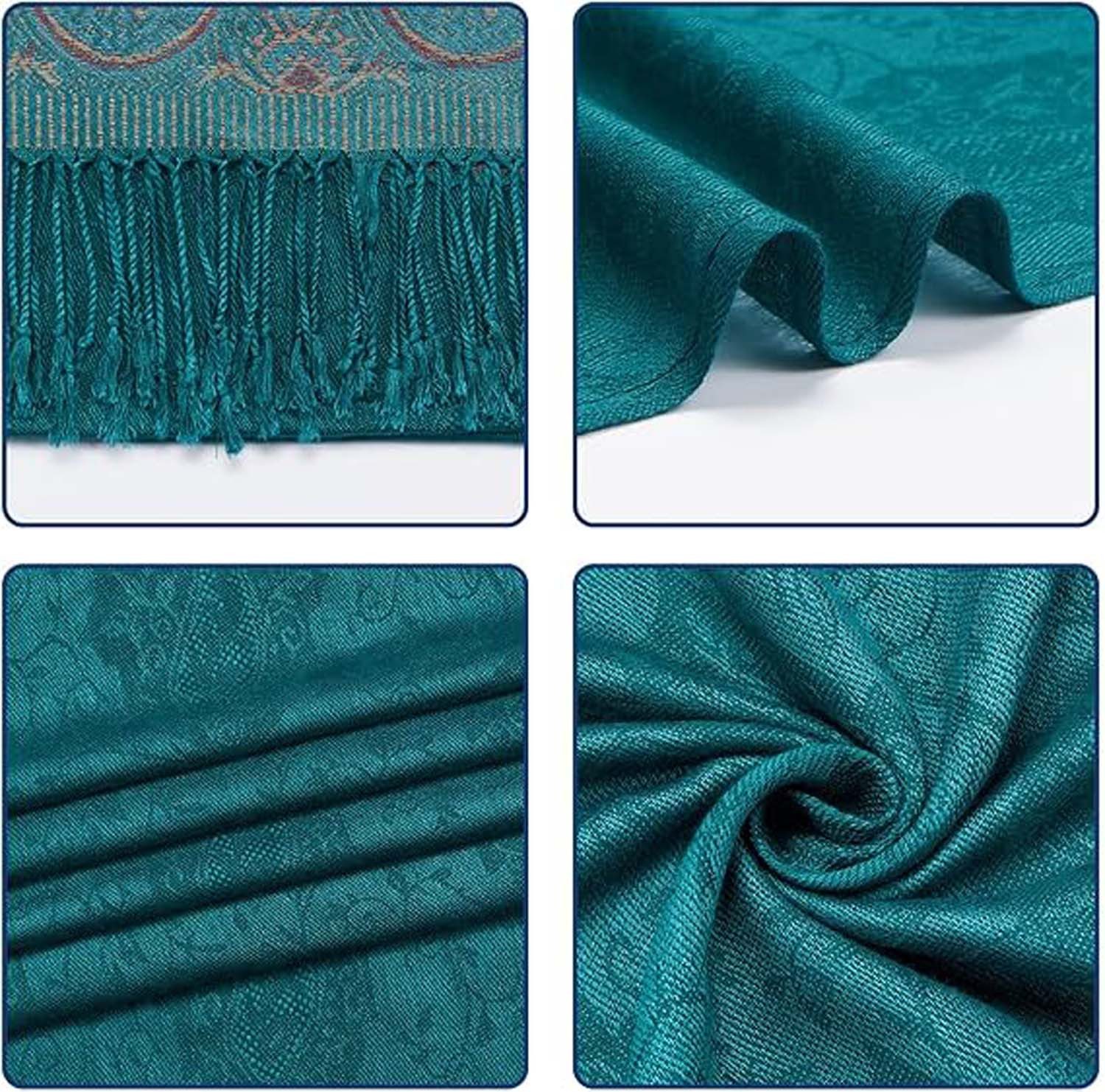 Coonoor Modeschal Damen,wendbar, Vintage-Jacquard-Pashmina-Rave-Schal günstig online kaufen