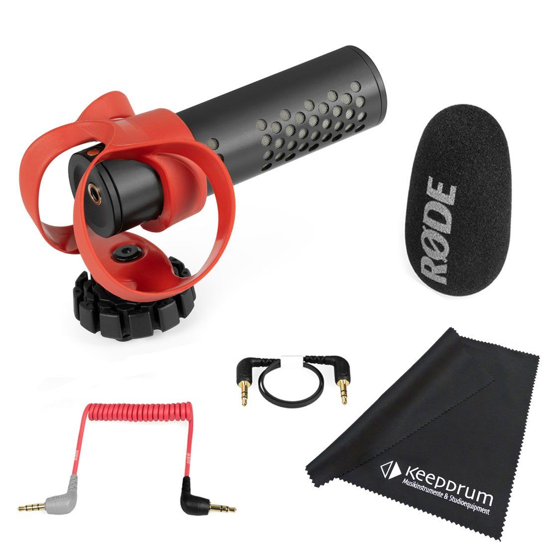 RØDE Mikrofon Rode Videomicro II Richtmikrofon mit Tuch