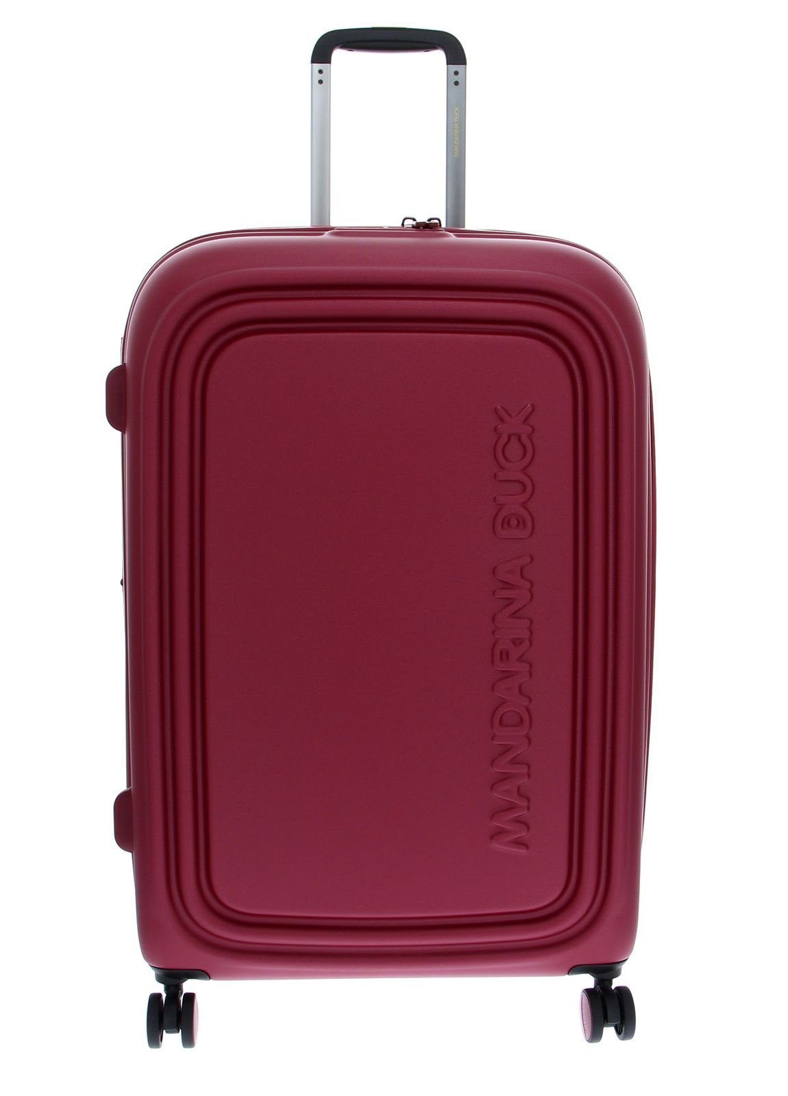 Mandarina Duck +, Rhubarb 4 Rollen Hartschalen-Trolley Logoduck