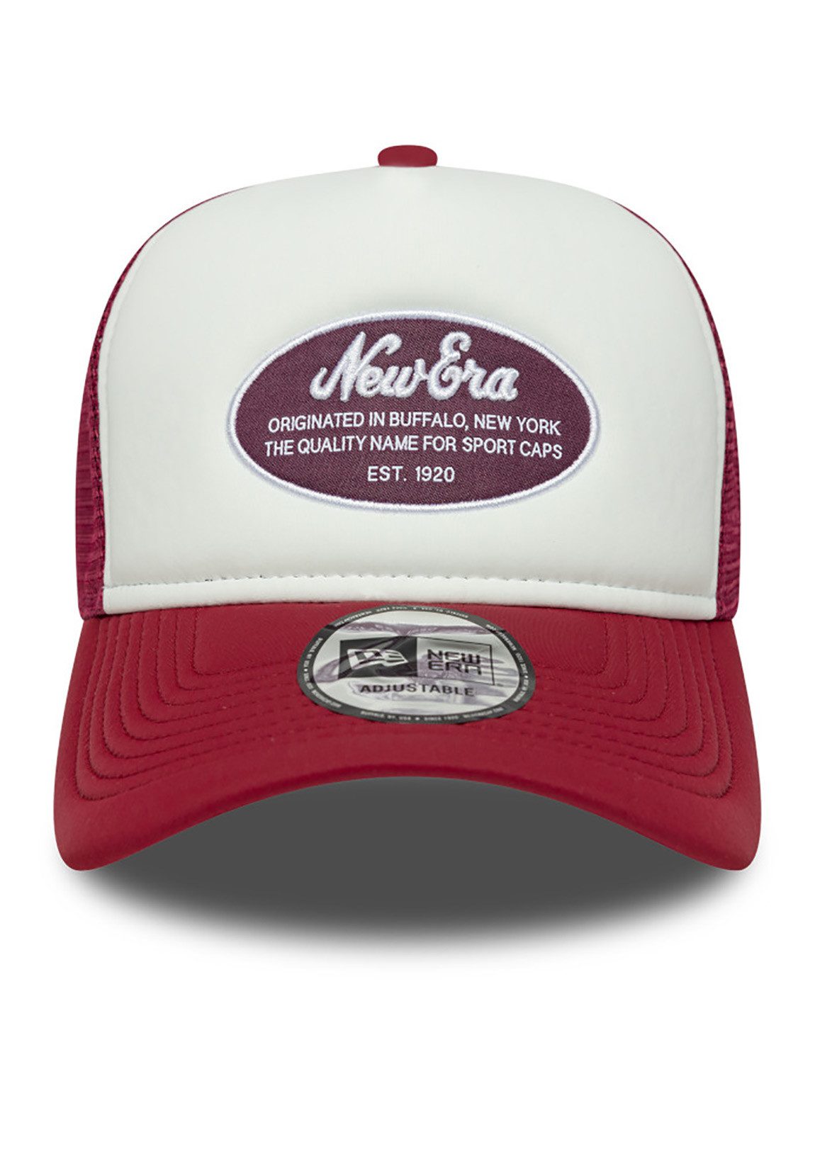 New Era Trucker Cap New Era Oval Foam Patch Trucker Adjustable Cap NE LOGO günstig online kaufen