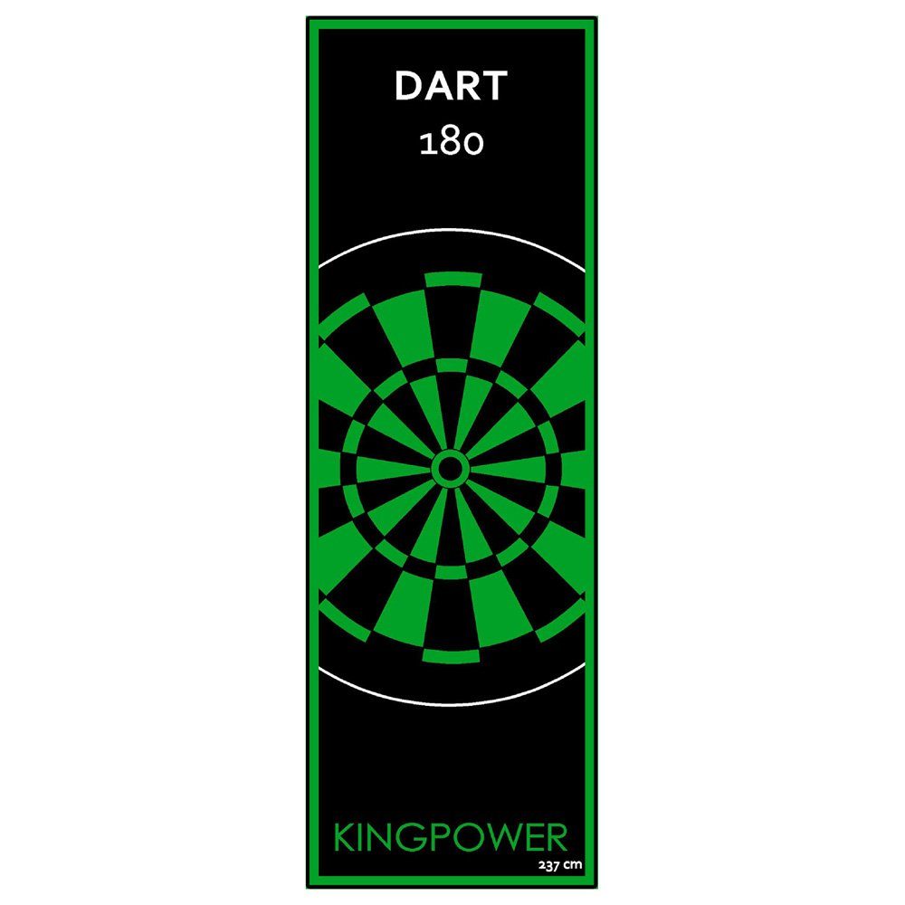 Kingpower Dartmatte Dartmatte Dartteppich Turnier Matte Darts Dart Matte 237 x 80 cm Grün