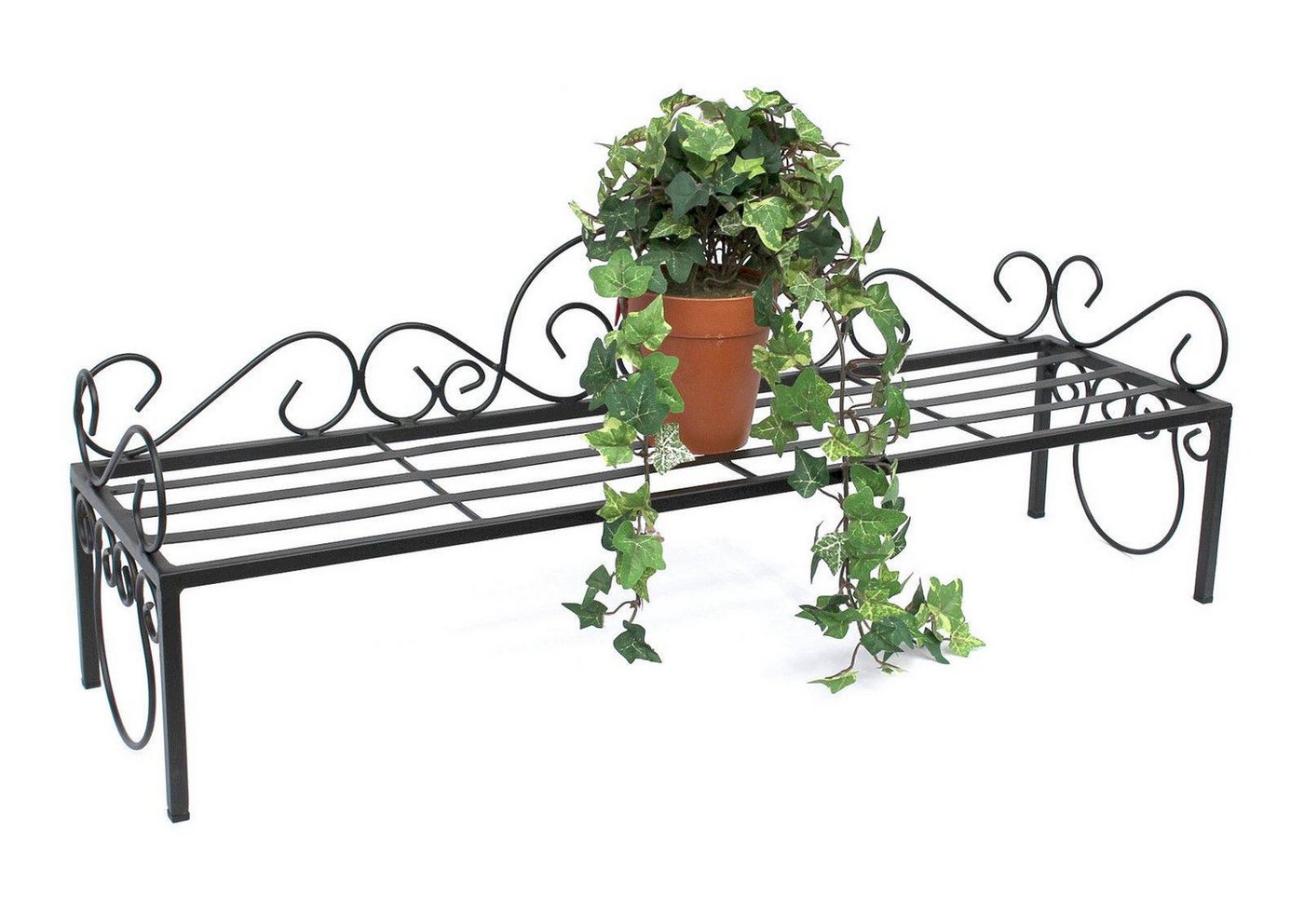 Thumbnail - DanDiBo Blumenbank Blumenregal Metall 75 cm Blumenständer Mi Blumentreppe, Pflanzentreppe Blumenhocker Pflanzenständer