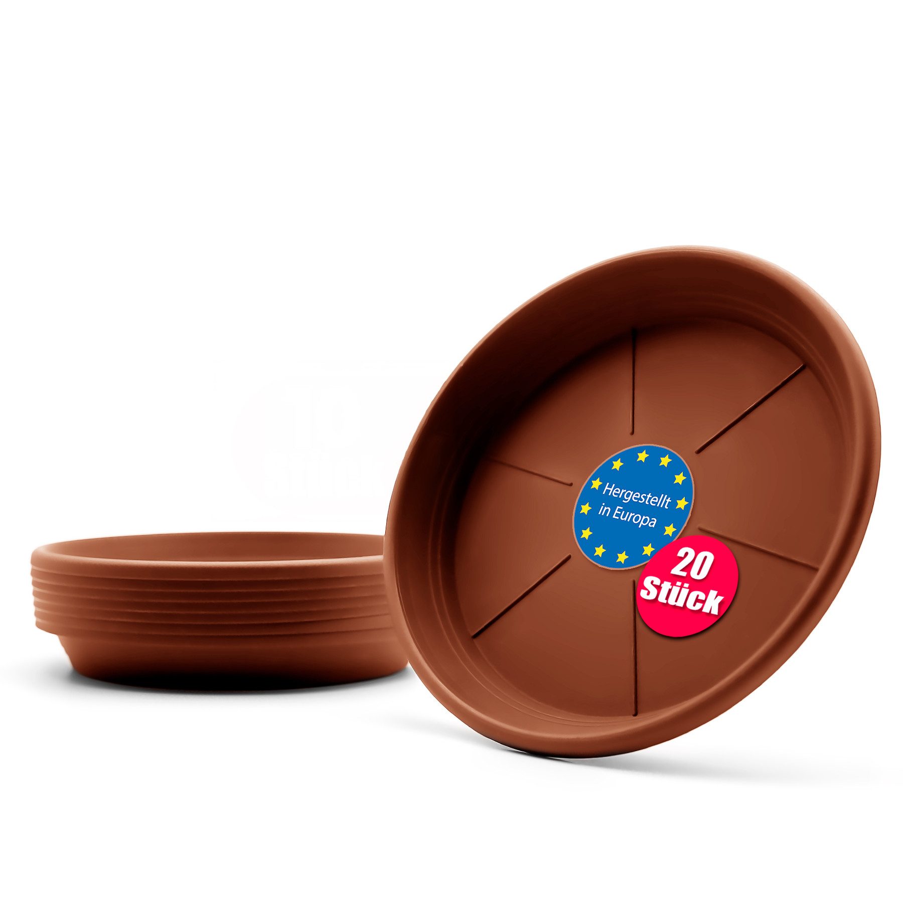 BigDean Blumentopfuntersetzer 20 Stück Topfuntersetzer Ø günstig online kaufen
