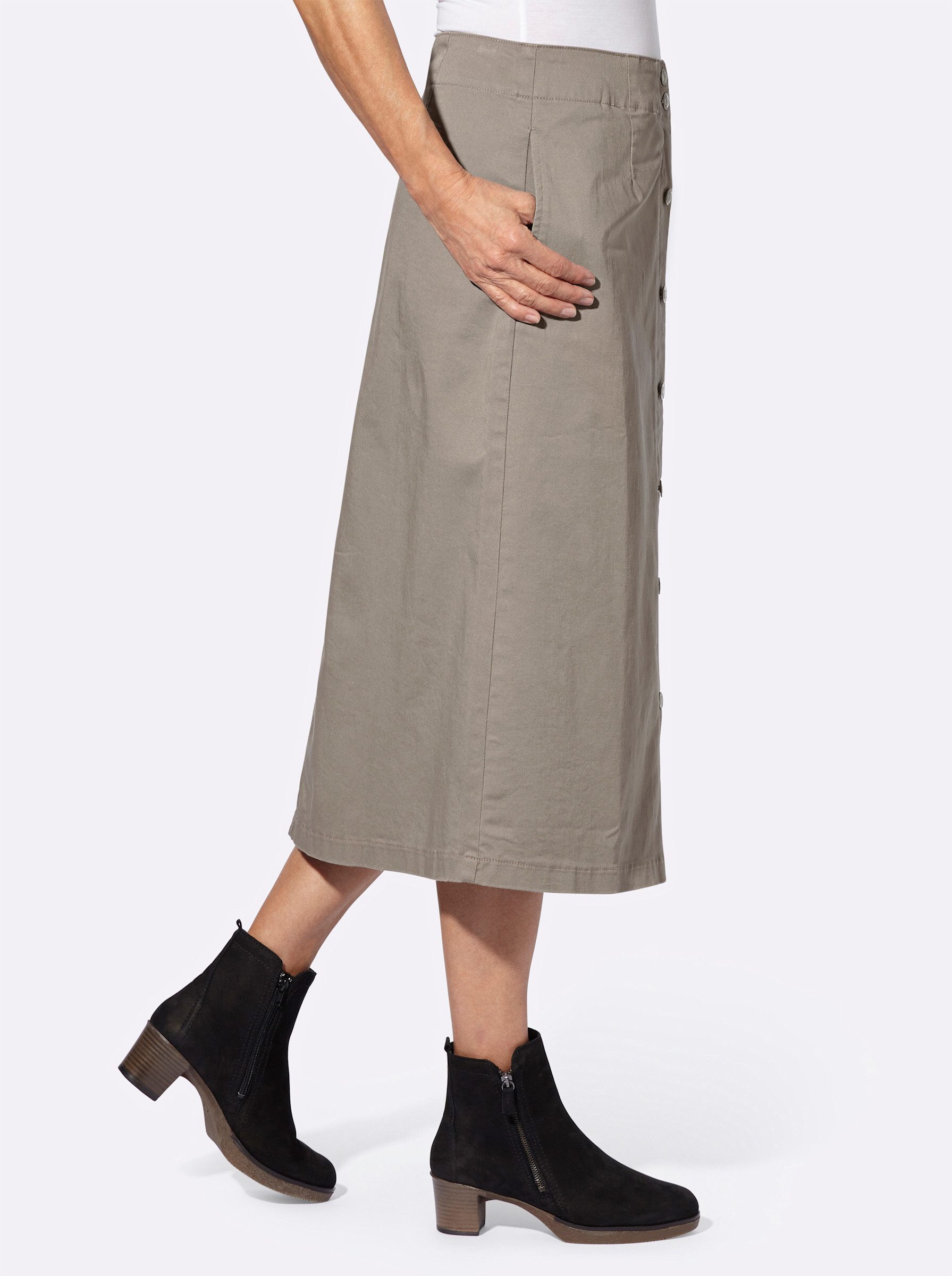 Sieh an! A-Linien-Rock Jeansrock . günstig online kaufen