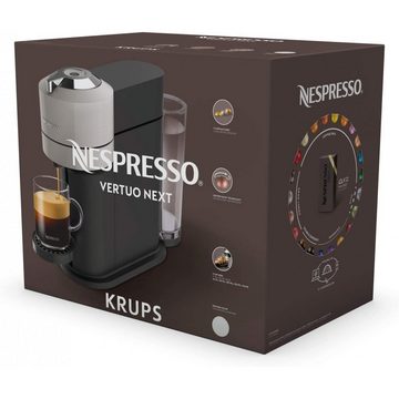 Nespresso Kapselmaschine Krups XN 910 B Vertuo Next - Kapselmaschine - light grey