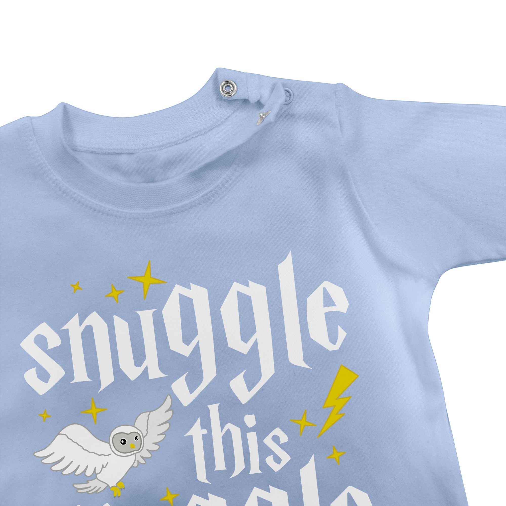 Shirtracer T-Shirt Strampler Junge Muggle Babyblau Baby This Harry Snuggle Mädchen & 3