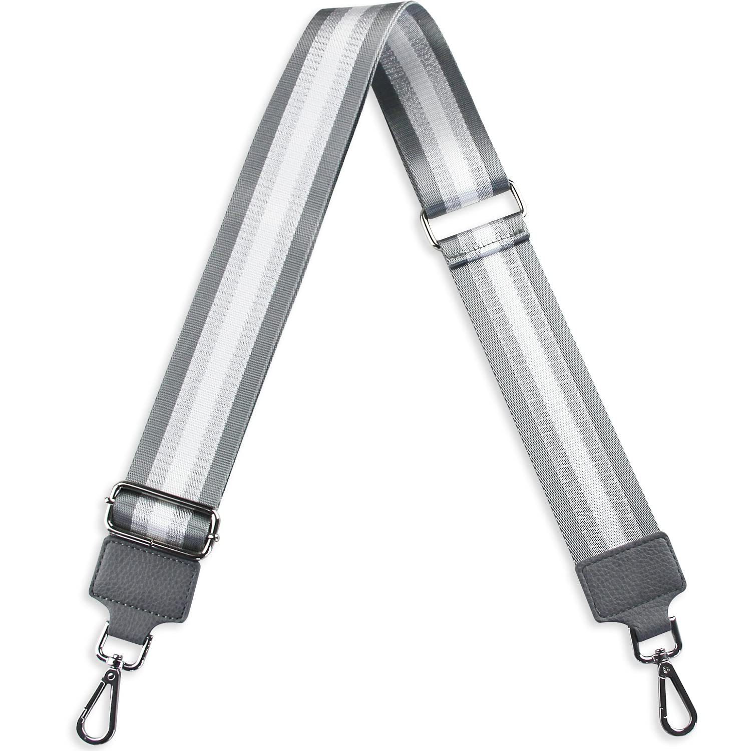 Fomax Плечевые ремни 5cm Breit, Длинаnverstellbar mit Karabiner Farbe Silber, viele Mustern tolle Kombination mit Ihrer Lieblingstaschen