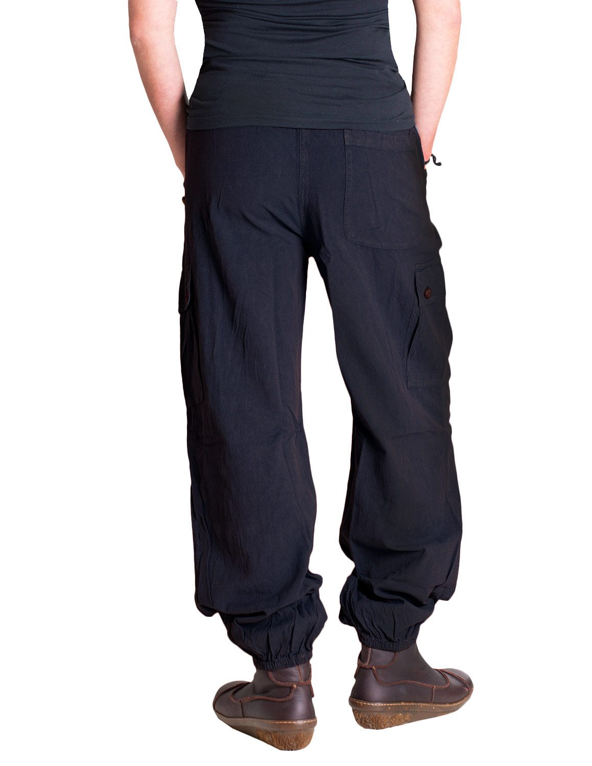 Vishes Cargohose Bequeme Unisex Freizeithose mit Gummibund und Taschen Alte günstig online kaufen