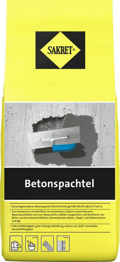 Sakret Spachtelmasse Sakret Betonspachtel 5 kg