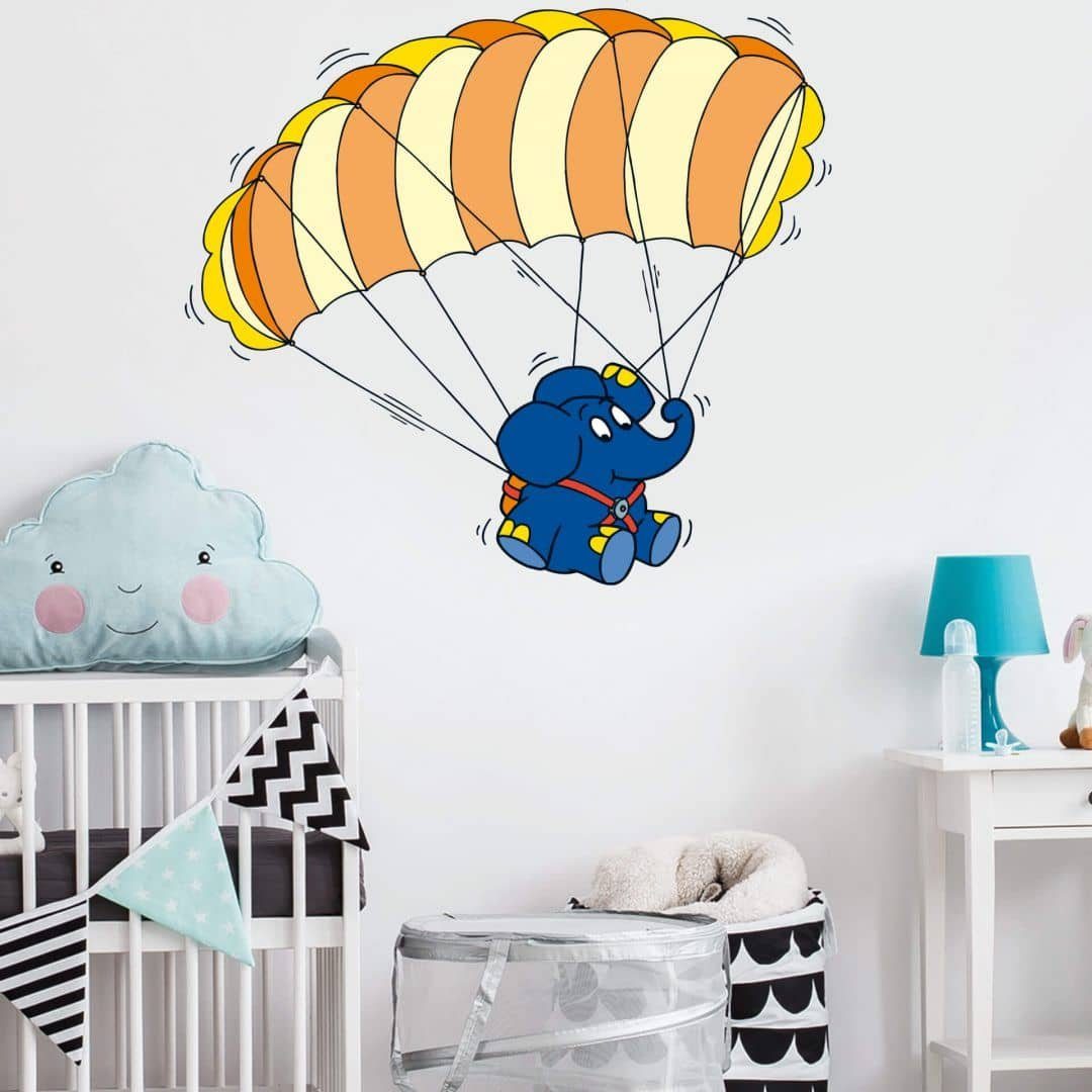 Die Maus Wandtattoo Kinderzimmer Wandbild Fallschirm günstig online kaufen
