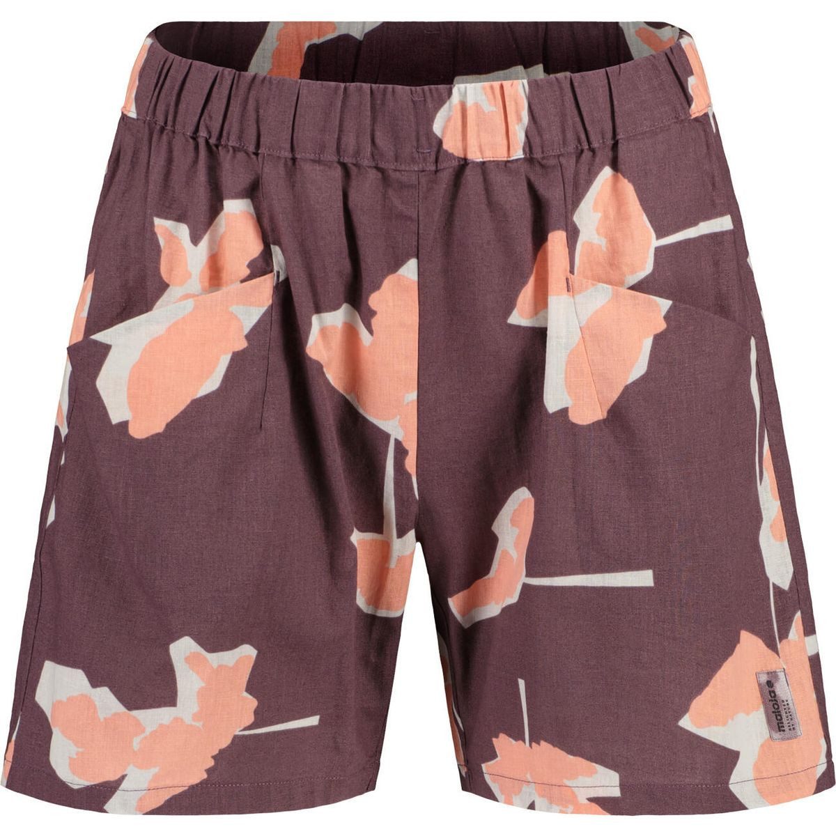 Maloja Funktionsshorts SteinkarM. Sommerliche Shorts aus Hanf und Bio-Baumwolle: luftig-leichter