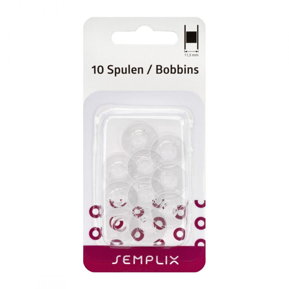 Semplix Nähmaschinen-Spule - Kunststoff- Universal Spulen für CB-Greifer 11,5 mm