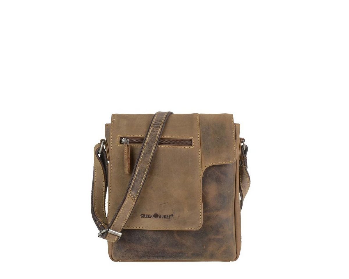 Greenburry Umhängetasche Vintage, used Look, Schultertasche, für Herren, für Damen