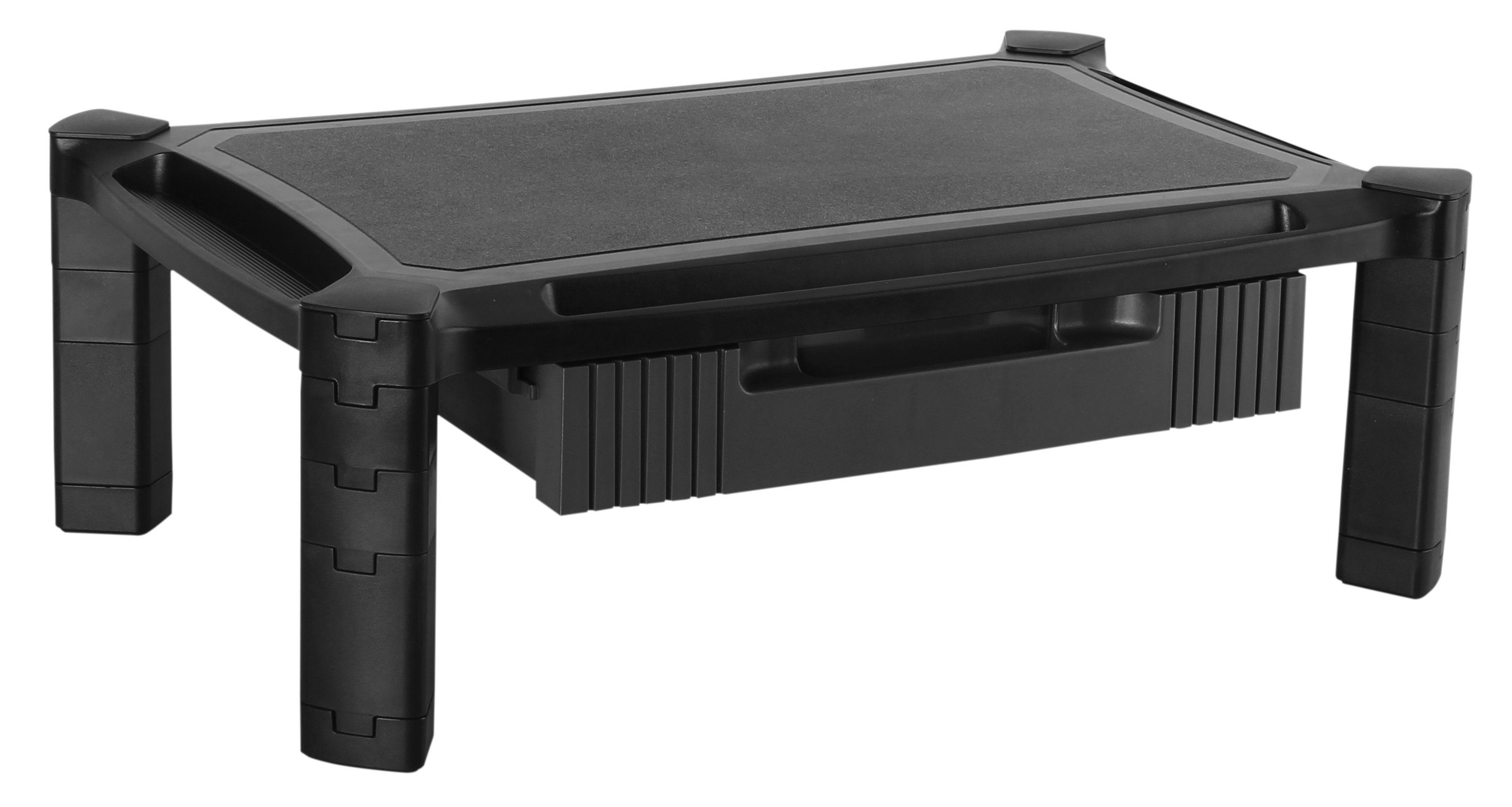 WM2-L, Schreibtischaufsatz Aufsatz Stauraum Monitorständer Monitorerhöhung Tisch mit RICOO Bildschirm