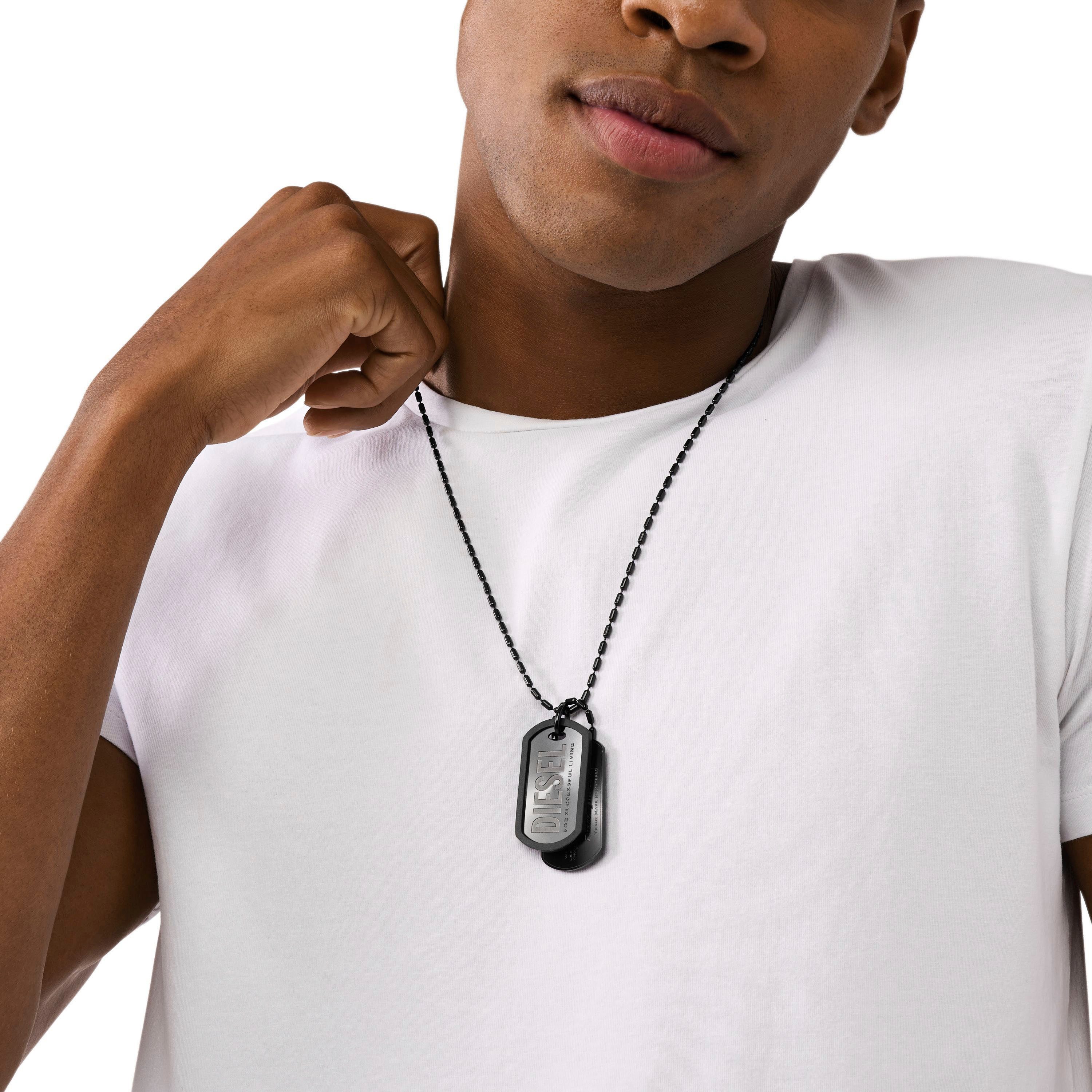 Diesel Kette mit Anhänger Schmuck Gesch...