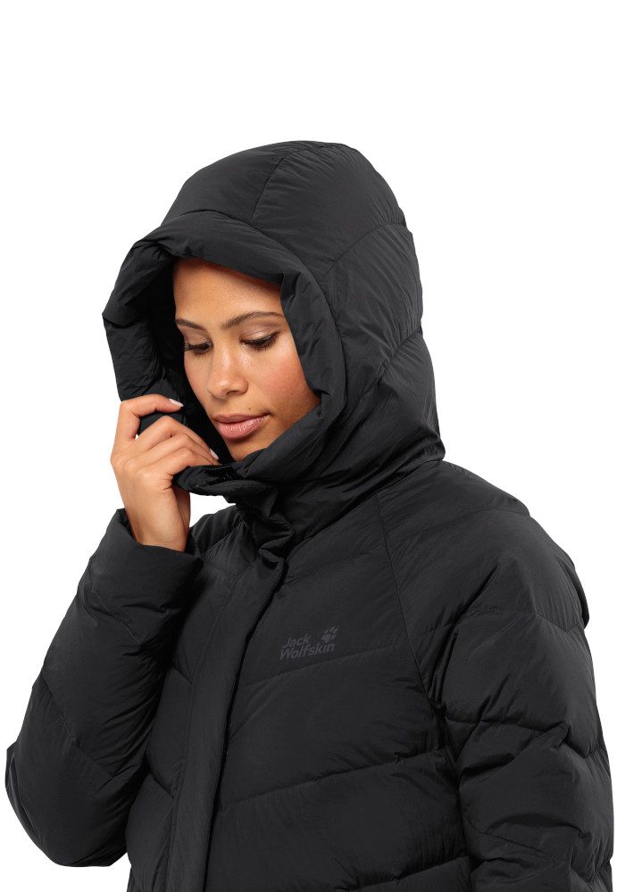 Jack Wolfskin Daunenmantel MARIENPLATZ COAT W RDS Daunenmantel, warm, winddicht und wasserabweisend