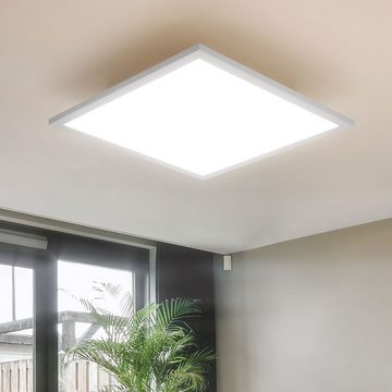 etc-shop LED Deckenleuchte, LED-Leuchtmittel fest verbaut, Warmweiß, LED Panel Deckenlampe Wohnzimmerleuchte Deckenleuchte