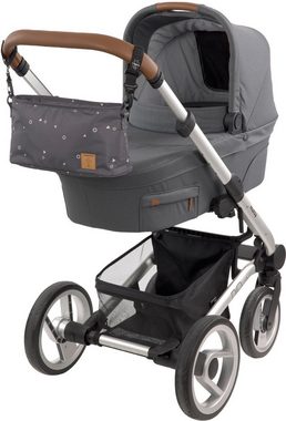 LÄSSIG Kinderwagen-Tasche Casual, Buggy Organizer, Universe Anthracite, für Kinderwagen oder Buggy; PETA-approved vegan