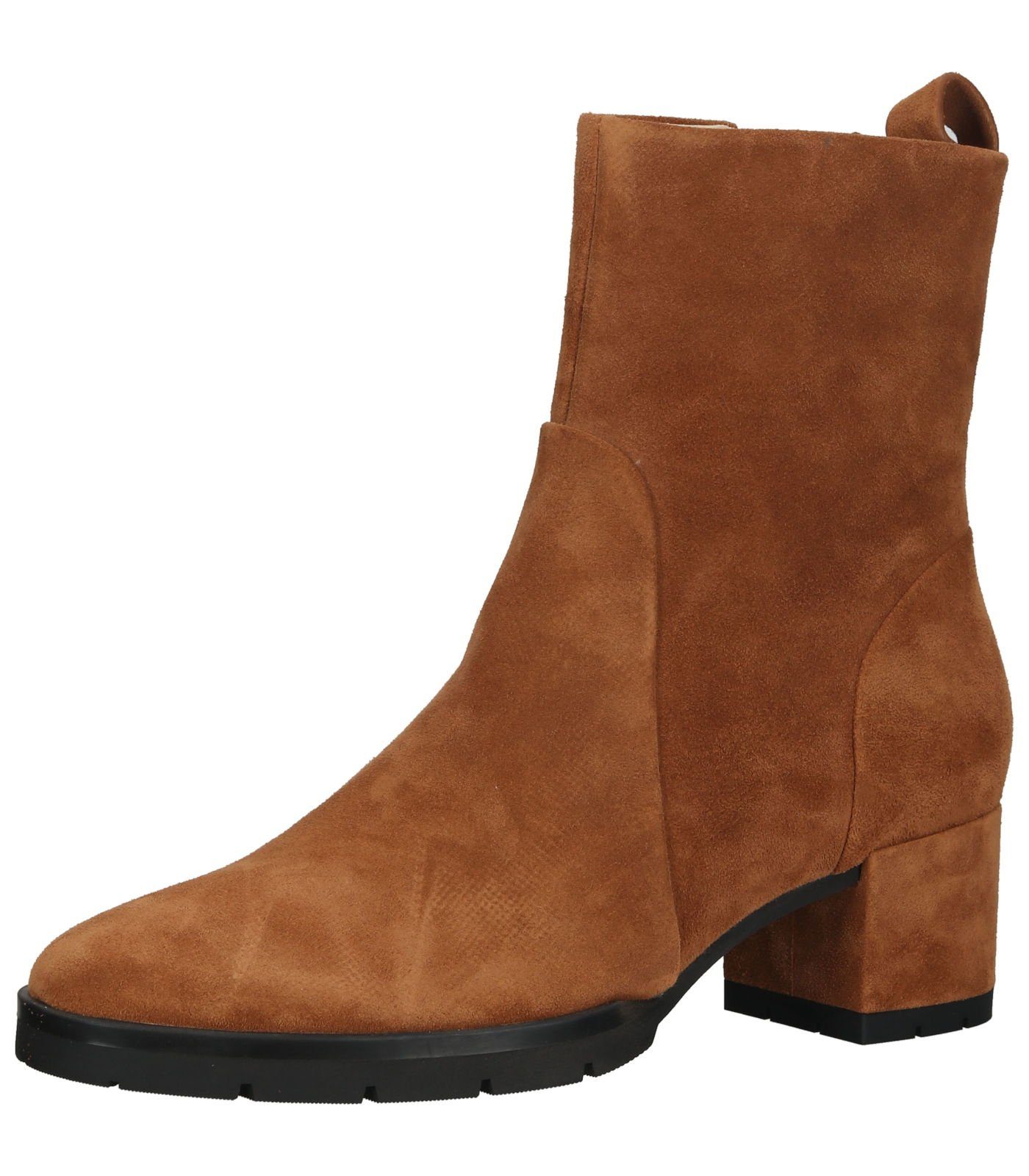 Högl Stiefelette Veloursleder Stiefelette Camel