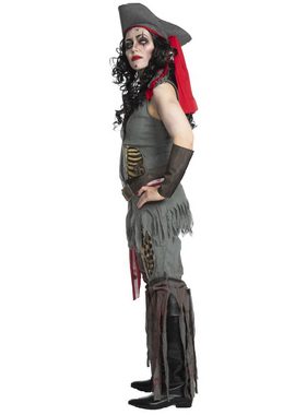 Maskworld Kostüm Zombie Piratin Kostüm, Der Fluch der sieben Meere: untote Piratin von MASKWORLD