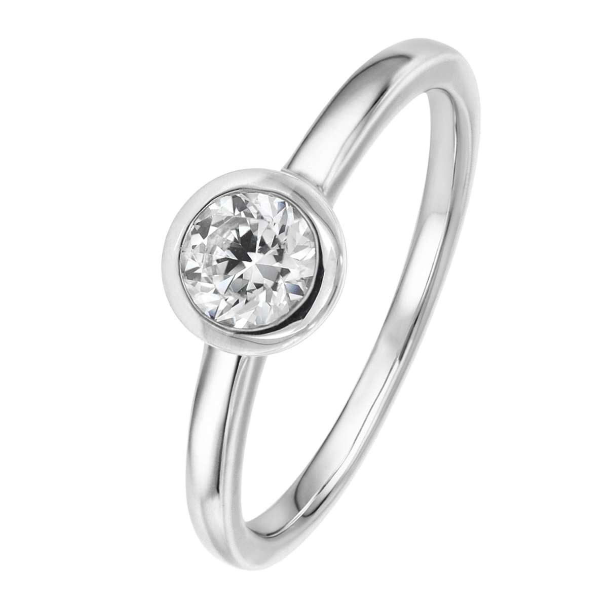 VIVENTY Solitärring 781441, Damenring 925 Sterlingsilber Verlobungsring Zirkonia