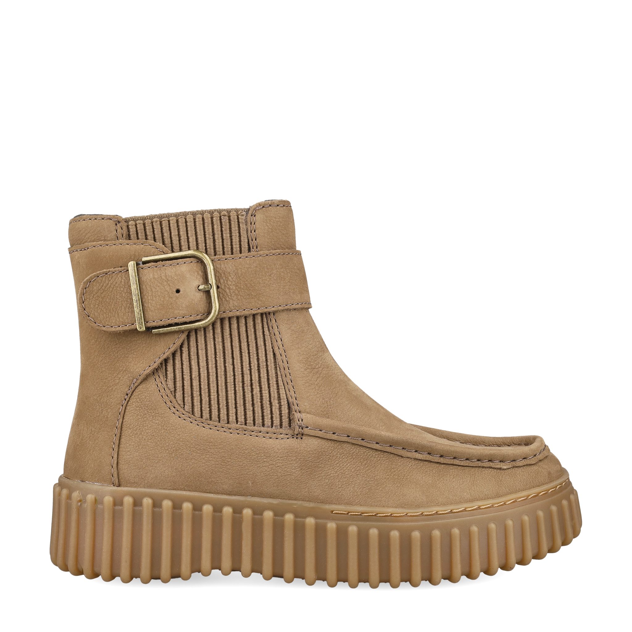 Clarks Clarks Torhill Buckle 26327988 4, Stiefeletten, Beige, Damen Stiefelette
