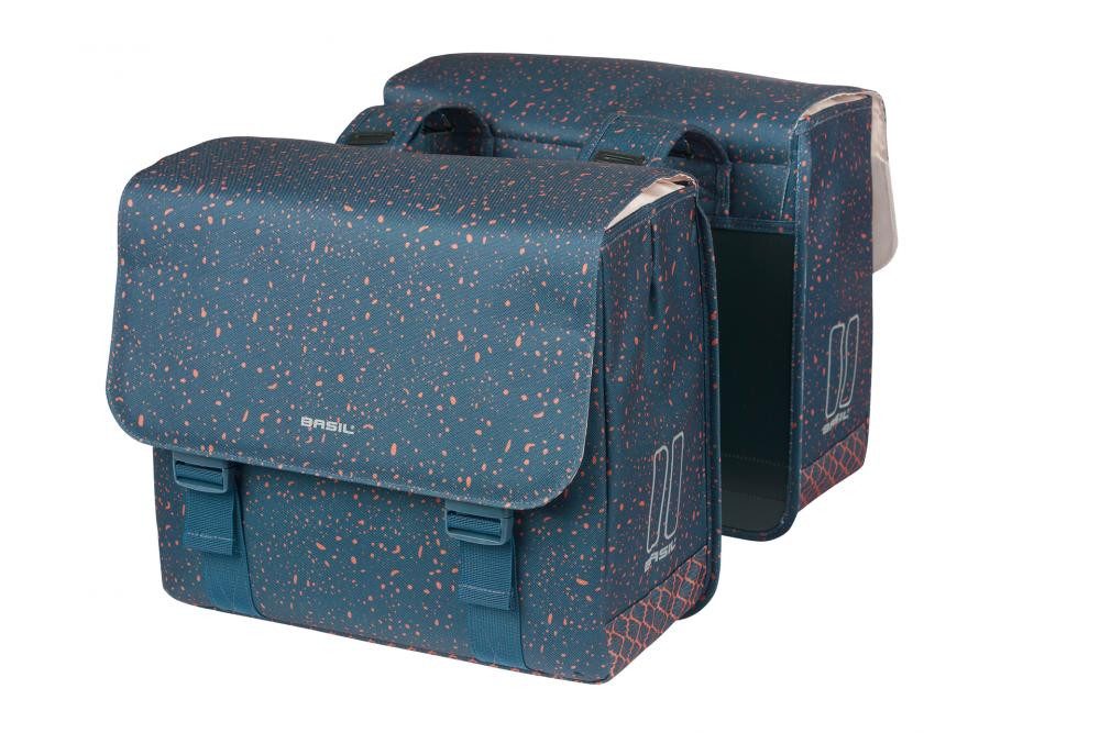 Basil Fahrradrucksack Basil Flair Doppelpacktasche 35 Liter wasserabweisend mit Universal-Br