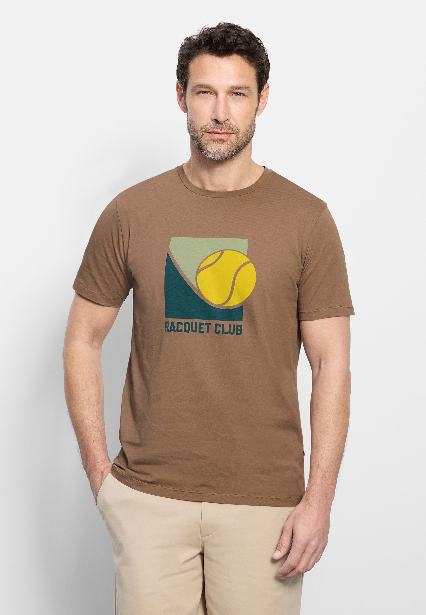 OLYMP T-Shirt OLYMP Casual Wirk, T-Shirt