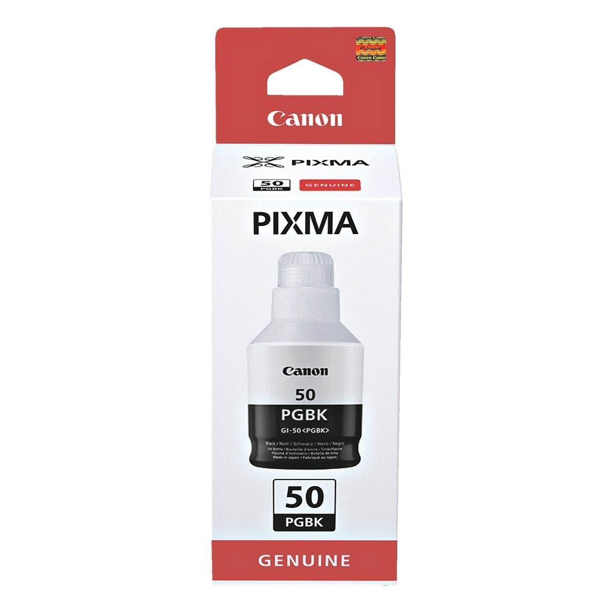 Canon GI-50PGBK Tintenpatrone (135 ml, Original Nachfülltinte, schwarz)