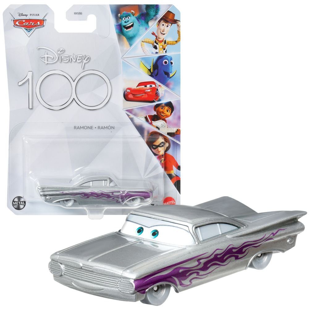 Disney Cars Spielzeug-Rennwagen Cars Fahrzeuge Disney 100 Jahre Edition Cast 1:55 Autos Mattel Ramone