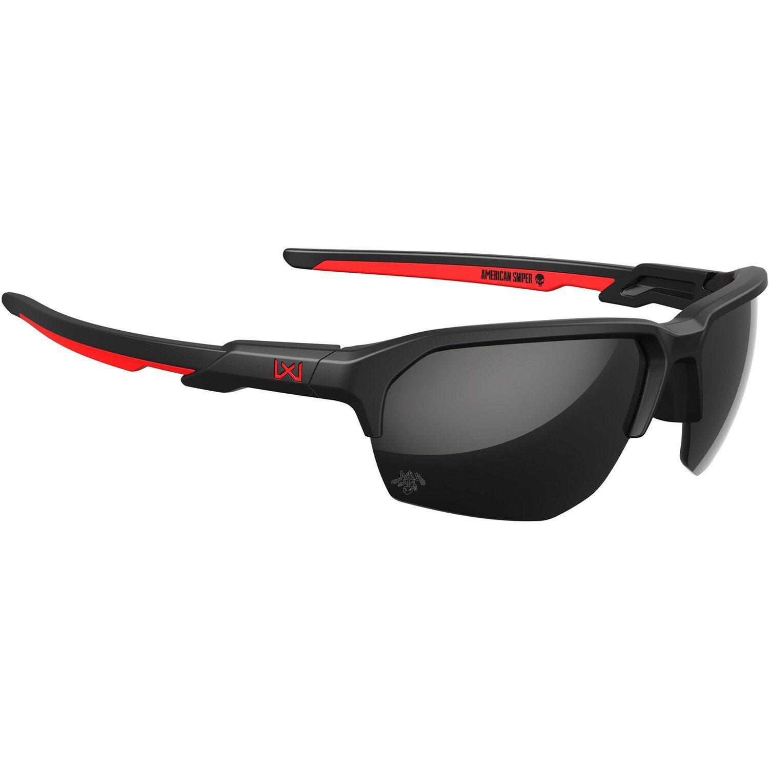 Wiley X Arbeitsschutzbrille Schutzbrille WX JAKL Black Mirror-Red