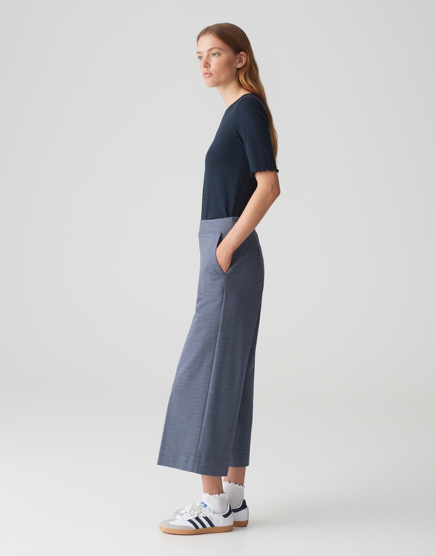 OPUS Culotte Culotte MISHA FRENCH Wide mit Komfortbund
