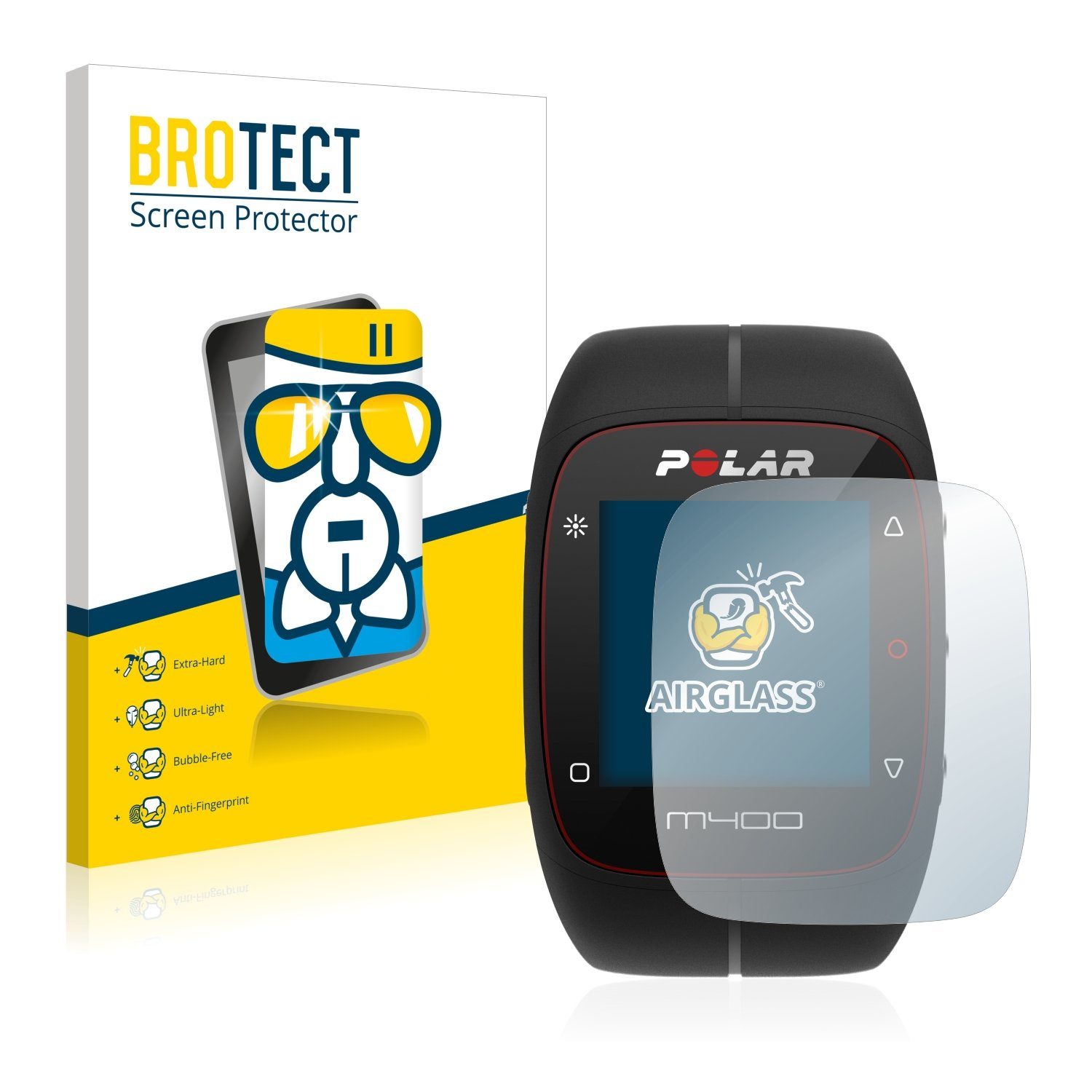 BROTECT Schutzfolie »Panzerglasfolie für Polar M400