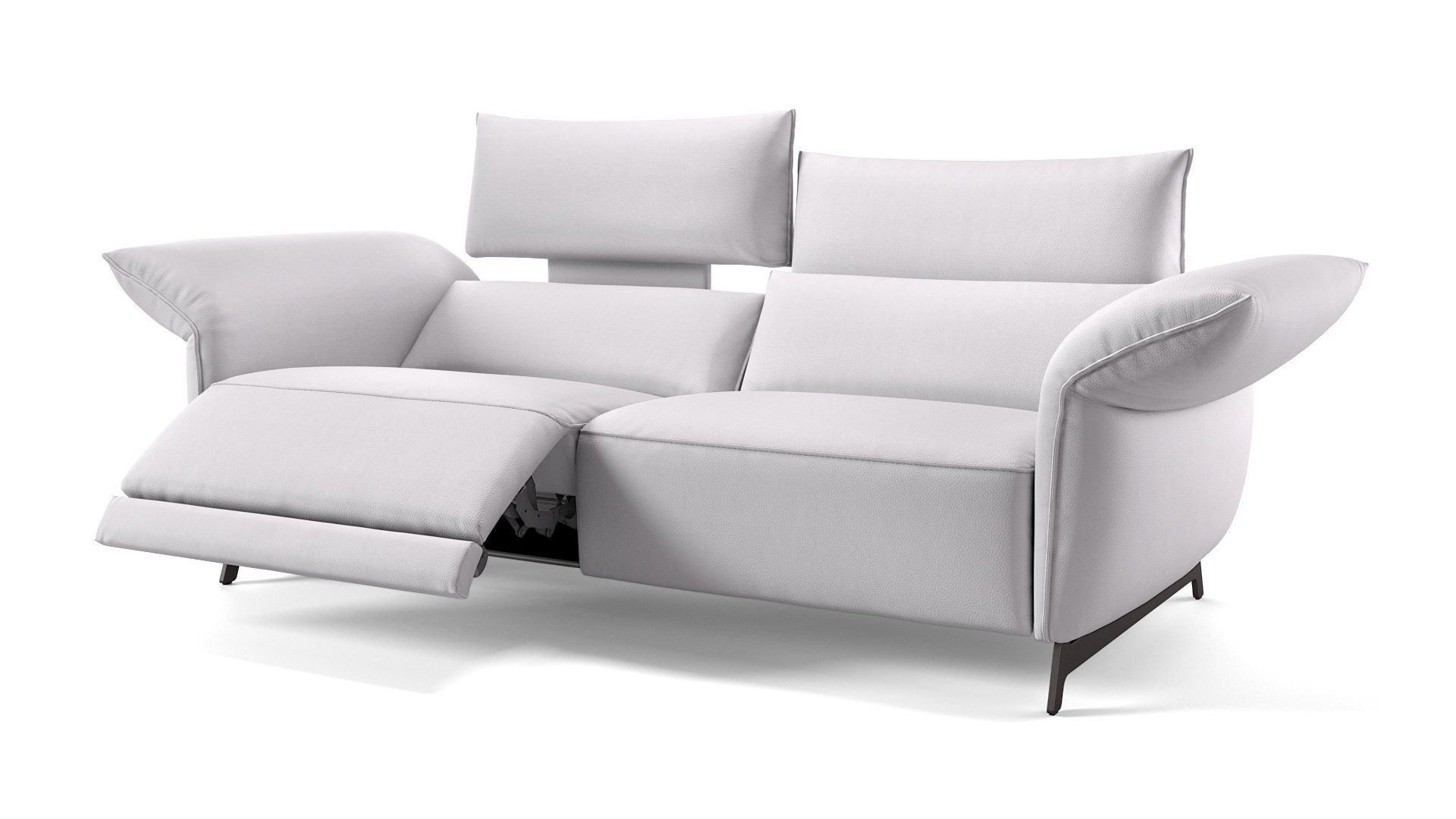 Sofanella 3-Sitzer Sofa Leder Einzelsofa