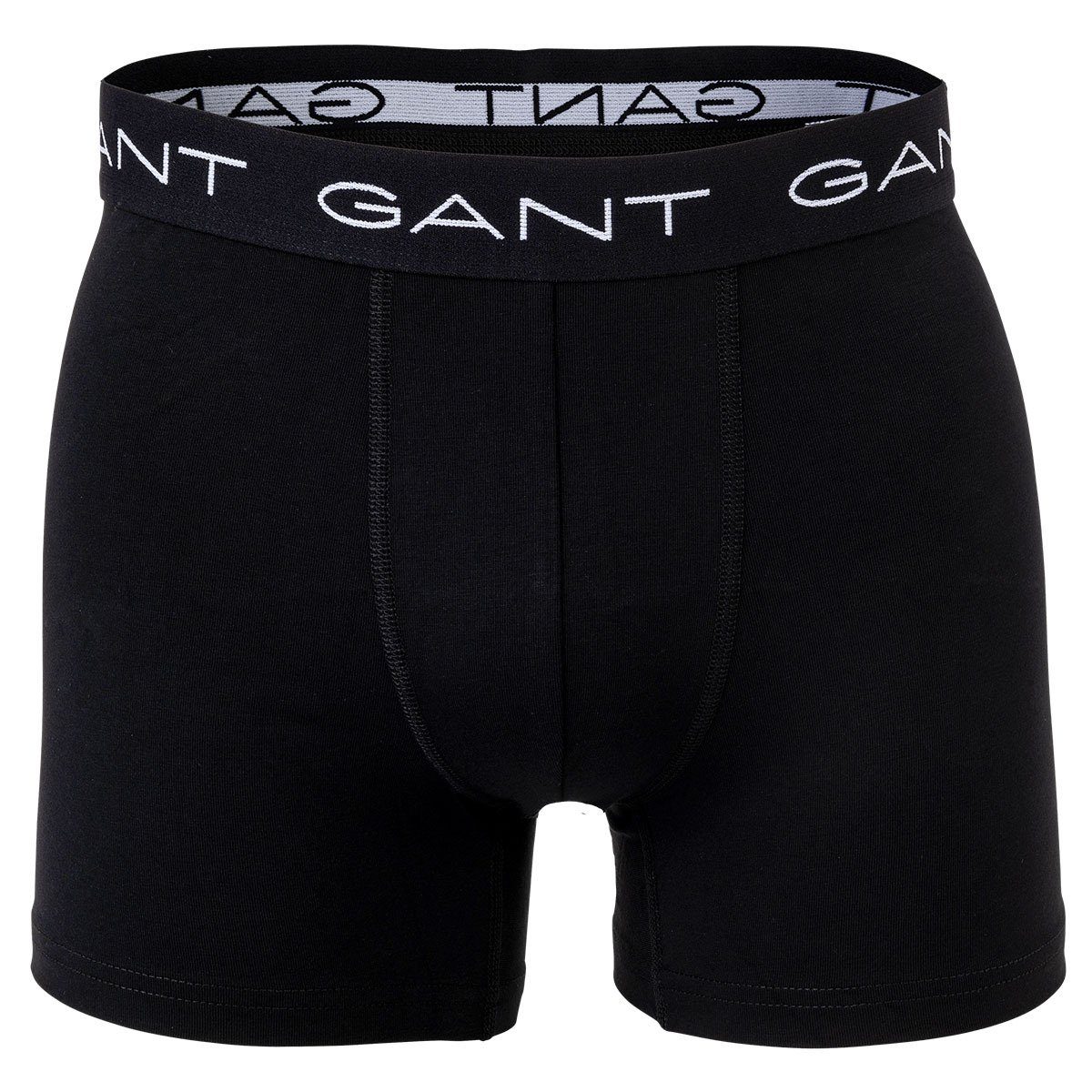 Gant Boxer Herren Boxer 3er - Boxer Briefs Shorts, Pack Schwarz