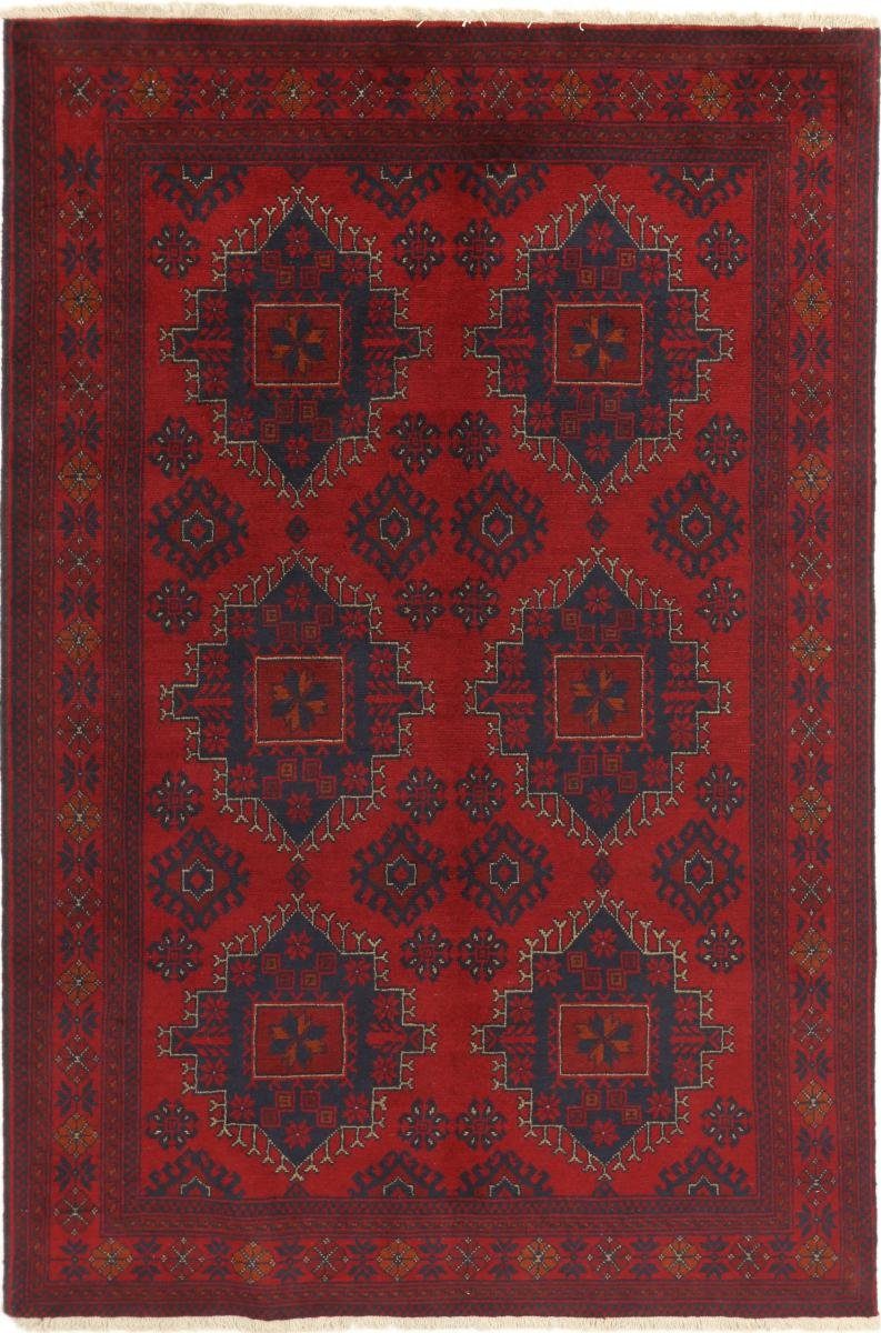 Orientteppich Khal Mohammadi 129x198 Handgeknüpfter Orientteppich, Nain Trading, rechteckig, Höhe: 6 mm