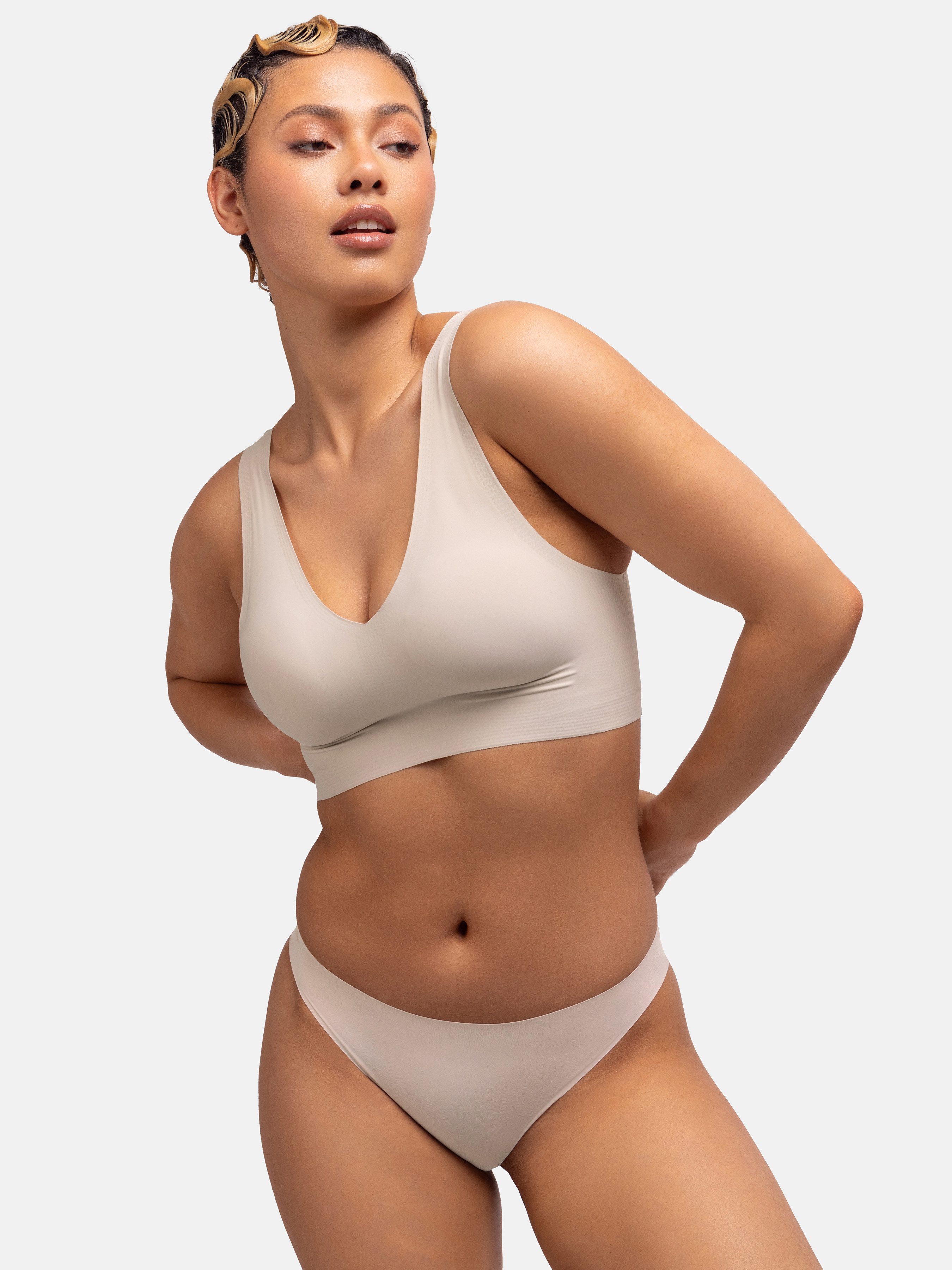 Dorina Bralette mit weicher Oberfläche, ohne Bügel, leicht Formgebung, elastisch