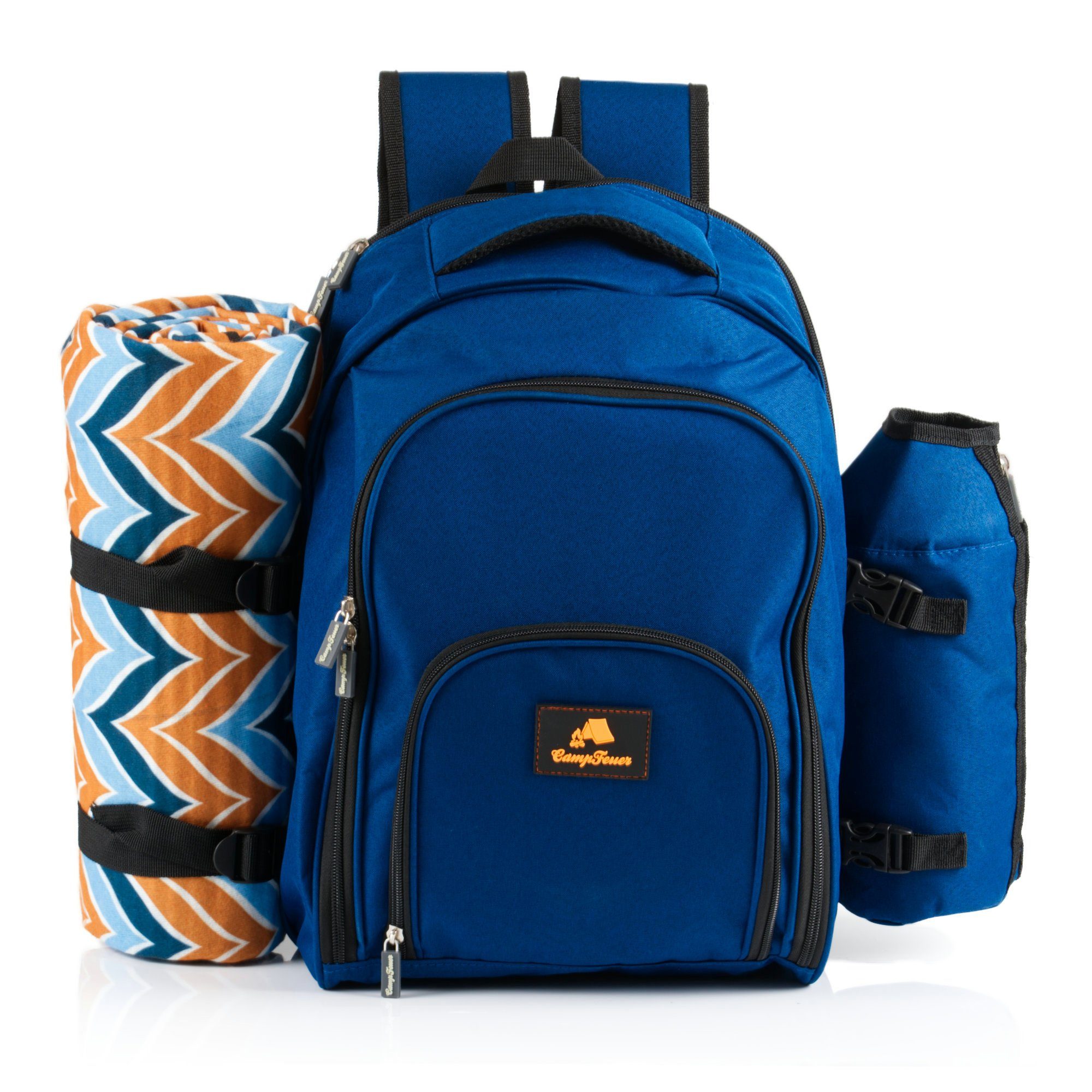 CampFeuer Freizeitrucksack Picknickrucksack 32-teilig, Picknickset für günstig online kaufen