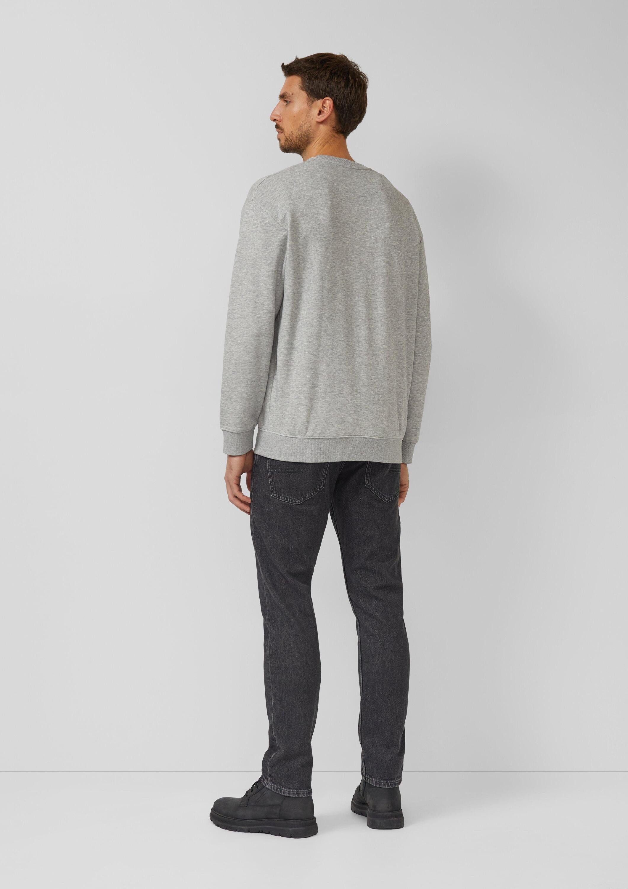 s.Oliver Sweatshirt Sweatshirt Weiches Sweatshirt mit Artwork im Relaxed Fit, Wintersport-Kollektion