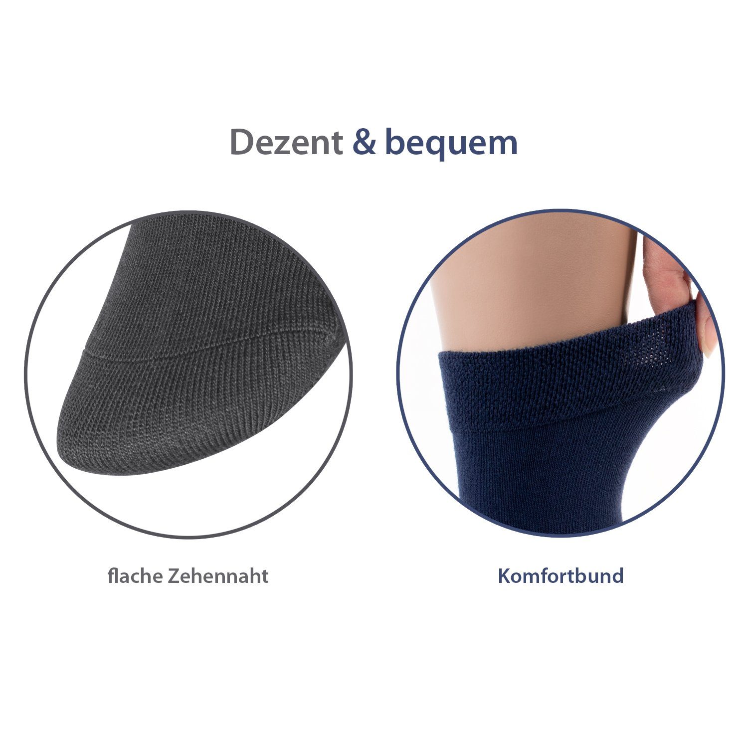 Footstar Basicsocken Herren Viskose Socken (6 Paar) atmungsaktiv extra soft günstig online kaufen