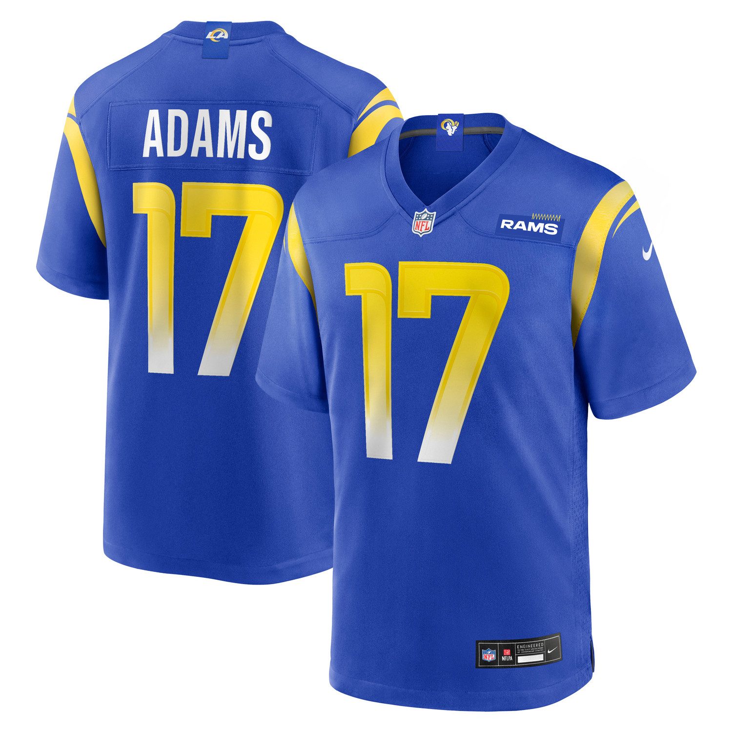 Nike Footballtrikot Nike Trikot Los Angeles Rams Nike Home Game Jersey Adams 17