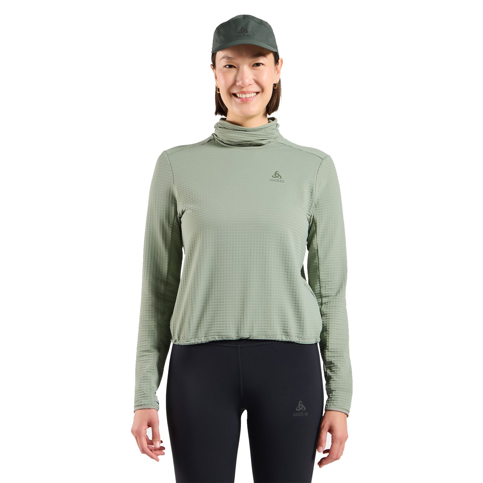 Odlo Langarmshirt Essentials Thermal Laufshirt mit Rollkragen Lady 316021-1 günstig online kaufen