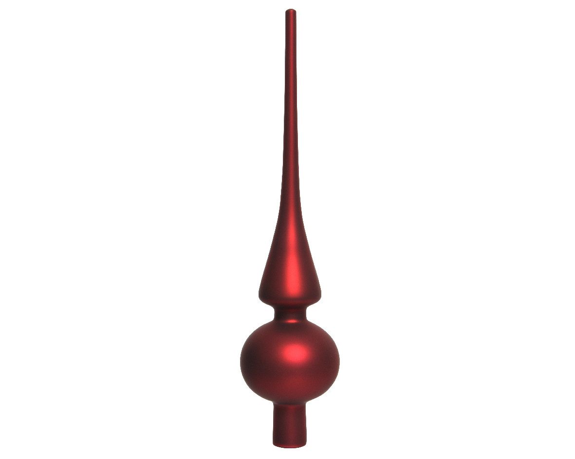 Kaemingk Christbaumspitze, Christbaumspitze Glas 26cm ochsenblut matt günstig online kaufen