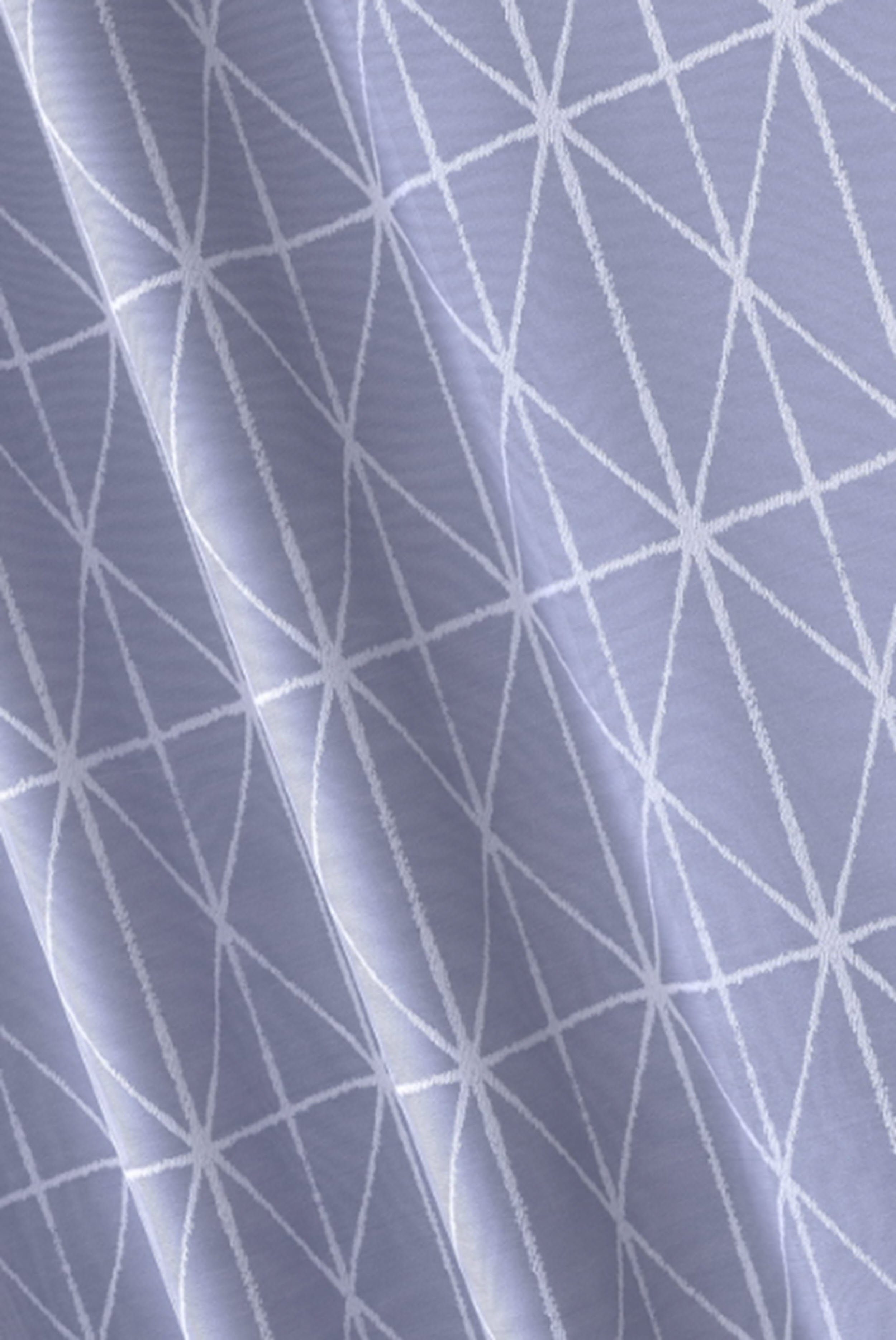 QBTEXTIL Gardine NETZ, Jacquard-Stoff, halbtransparent, Kräuselband günstig online kaufen