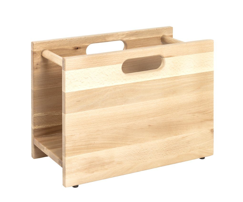 HAKU Zeitungsständer HAKU Möbel Zeitungsständer - buche gedämpft - H. 30cm x B. 40cm (1 Stück)