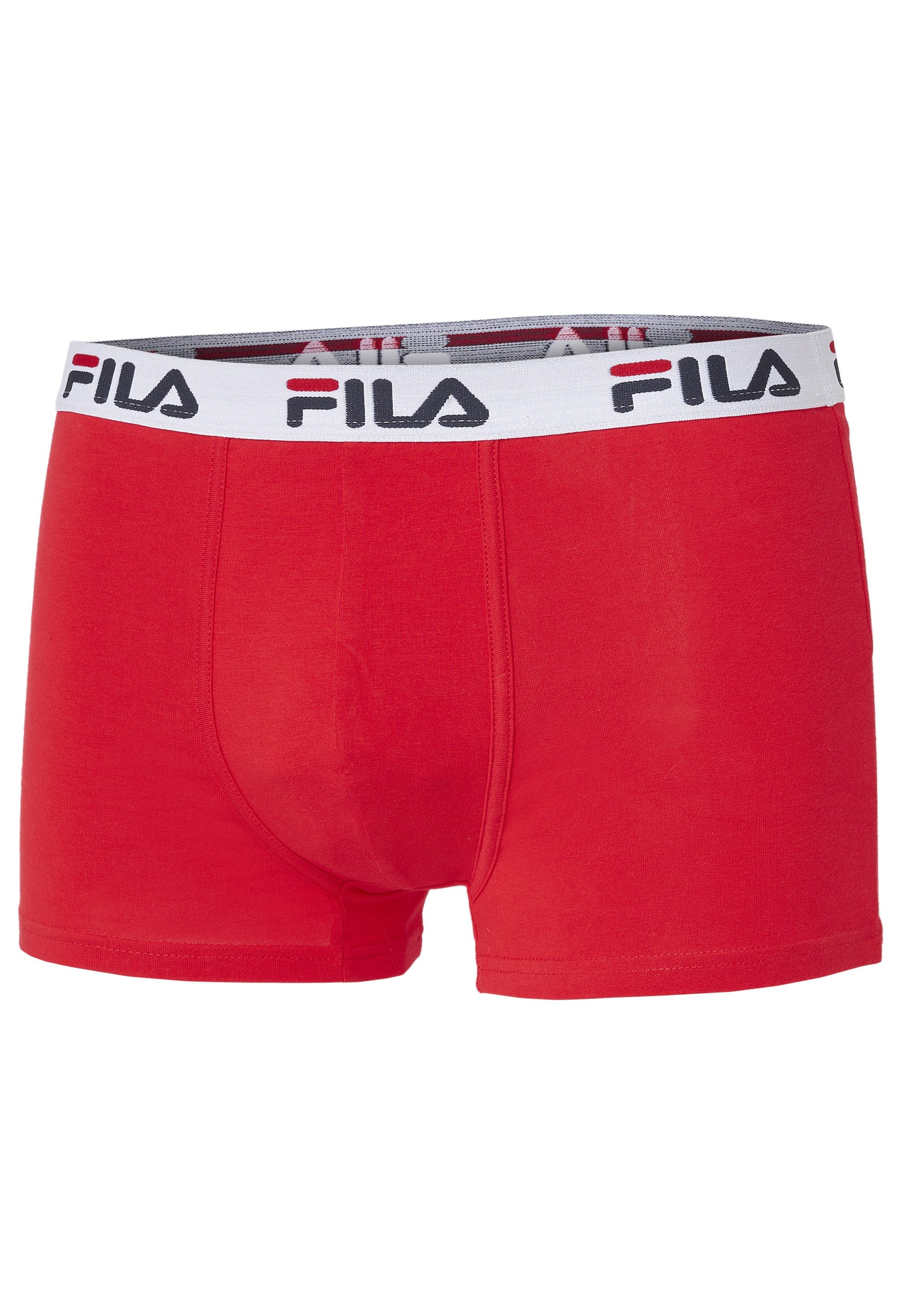 Fila Boxershorts (10-St) 10er-Pack mit elastischem Logo-Bund