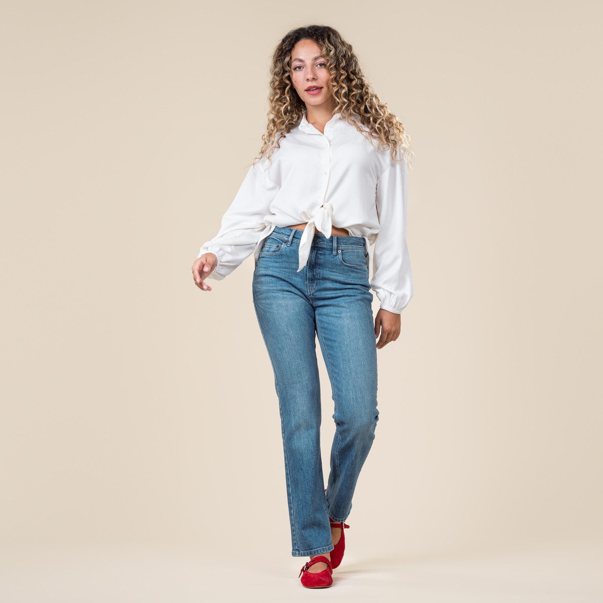 LIVING CRAFTS Bequeme Jeans TREVA GOTS zertifiziert