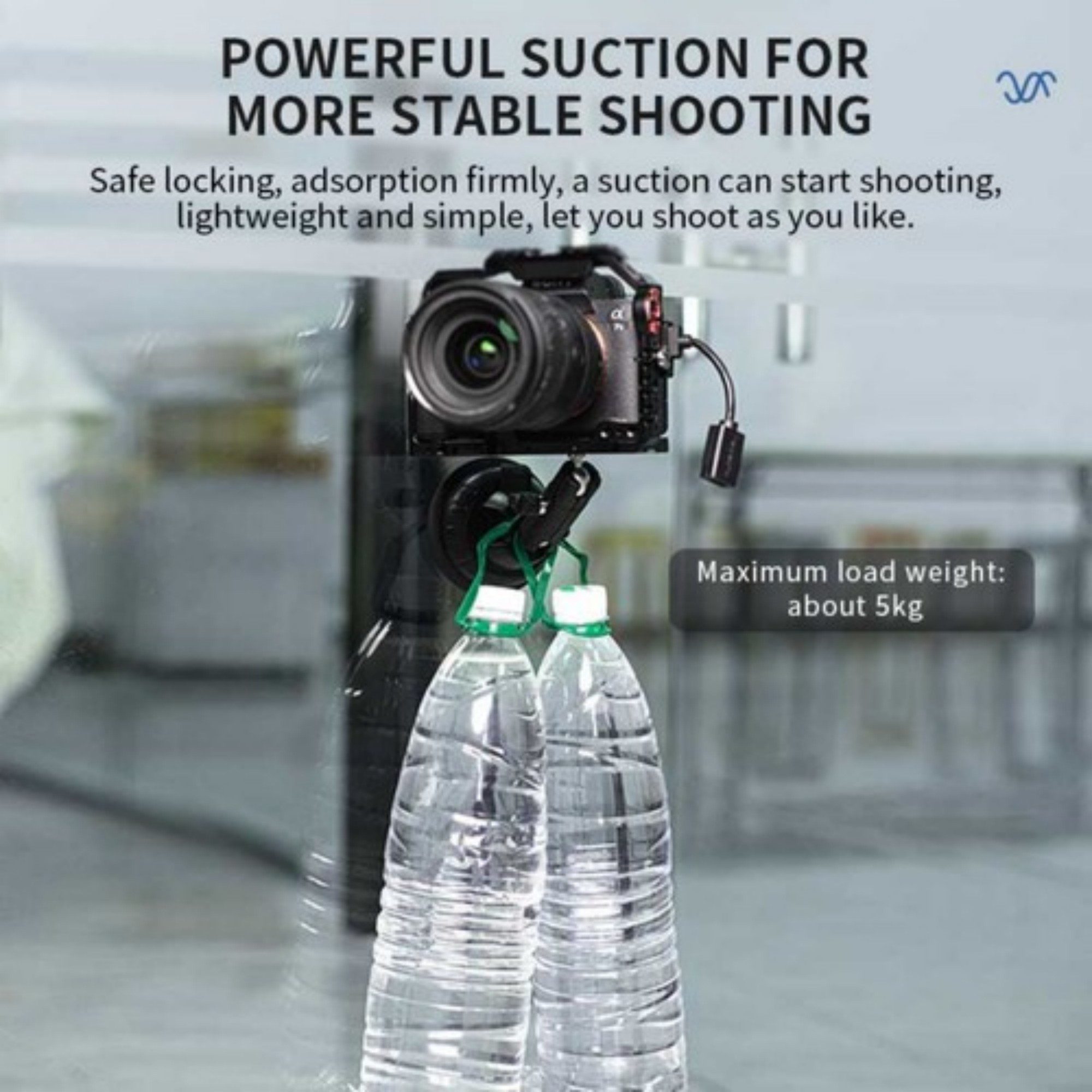 STARTRC Action Cam-Halterung Vakuum-Saugfußhalterung für Insta360 X5 DJI Action 5 Pro 4 3