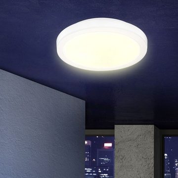 Globo LED Deckenleuchte, Leuchtmittel inklusive, Warmweiß, LED 8 Watt Deckenleuchte Deckenbeleuchtung Deckenlampe